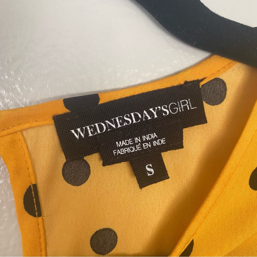 ASOS yellow polka dot dress - Picture 3 of 5